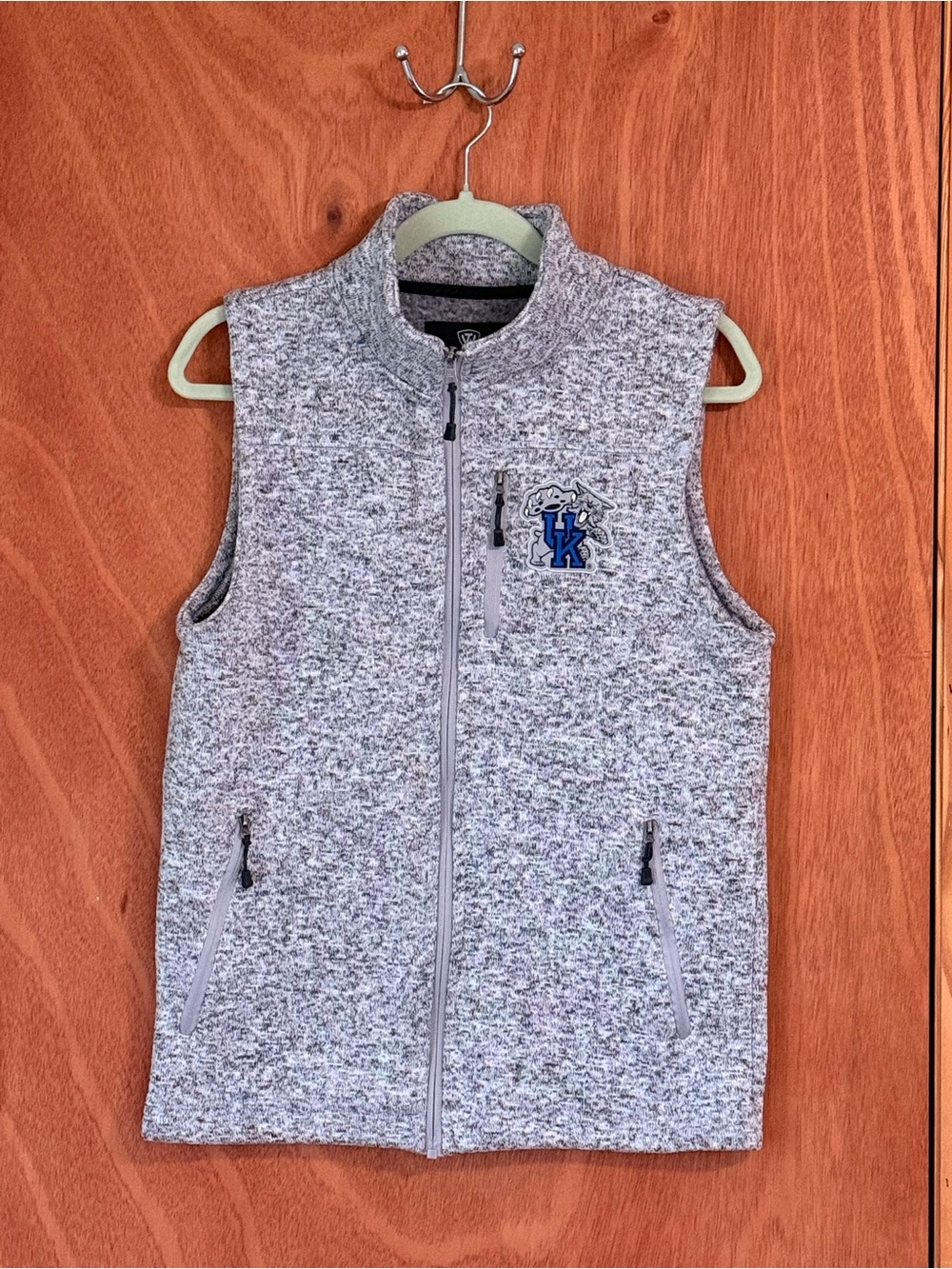 Top of the World Adult Fleece Vest w/ Embroidered University of Kentucky Logo